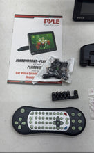 Load image into Gallery viewer, Pyle Black Universal Car Headrest Monitor DVD Player System Not Tested