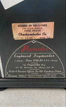 Load image into Gallery viewer, Vintage Paymaster Series 700 Black Collectible Check Writing Machine
