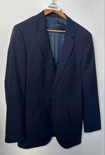 Load image into Gallery viewer, Reda 1865 Mens Black Wool Long Sleeve Two-Button Blazer Size 40R
