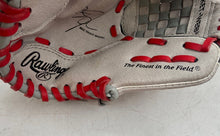 Load image into Gallery viewer, Rawlings Kids Mike Trout MT95GB Black White Red Leather Baseball Glove 9.5 Inch