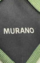 Load image into Gallery viewer, Murano Mens Green Textured Adjustable Formal Pointed Tie One Size