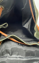 Load image into Gallery viewer, Unbranded Womens Green Brown Boho Chic Suede Adjustable Strap Backpack