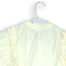 Load image into Gallery viewer, Sundays Womens White Cotton Short Sleeve Button Front Blouse Top Size XS