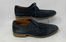 Load image into Gallery viewer, Topman Mens Navy Blue Suede Round Toe Lace-Up Derby Dress Shoes Size 9