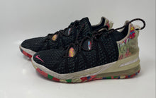 Load image into Gallery viewer, Nike Mens LeBron 18 CQ9283-002 Black Multicolor Lace-Up Sneakers Shoes Size 12