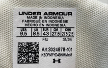 Load image into Gallery viewer, Under Armour Mens Charged Pursuit 3 3024878-101 White Sneaker Shoes Size 9.5