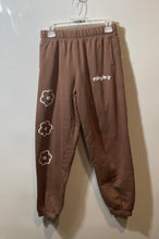 Load image into Gallery viewer, Playboy By Pacsun Womens Brown Flower Camp Elastic Waist Sweatpants Size XS