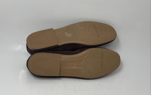 Load image into Gallery viewer, Italian Shoemakers Womens Brown Leather Slip On Round Toe Ballet Flats Size 8