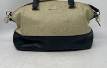 Load image into Gallery viewer, Kate Spade New York Womens Beige Black Detachable Strap Satchel Handbag
