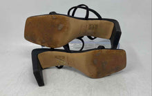 Load image into Gallery viewer, Aldo Womens Black Open Toe Slip-On Block Strappy Heels Size US 8