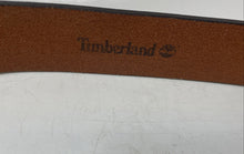 Load image into Gallery viewer, Timberland Mens Brown Leather Rectangular Buckle Adjustable Dress Belt Size 36