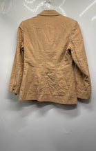 Load image into Gallery viewer, Roccobarocco Womens Tan Long Sleeve Notch Lapel Three-Button Blazer Size IT 42
