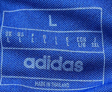 Load image into Gallery viewer, Adidas Mens Blue Short Sleeve Collared Regular Fit Polo Shirt Size L