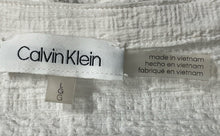 Load image into Gallery viewer, Calvin Klein Womens White Long Sleeve Blouse Top Size Large