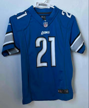 Load image into Gallery viewer, Nike Boys Blue Detroit Lions Reggie Bush #21 Football-NFL Jersey Size M