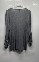Load image into Gallery viewer, H&M Mens Gray Henley Neck Long Sleeve Pullover T-Shirts Size Large