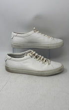 Load image into Gallery viewer, Good Man Brand Mens White Leather Low Top Lace-Up Sneaker Shoes Size 11.5