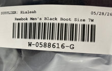 Load image into Gallery viewer, Reebok Unisex Trailgrip RB3405 Black Leather Waterproof Work Boots Size M5 W7 W