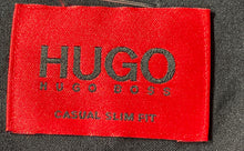Load image into Gallery viewer, Hugo Boss Mens Black Long Sleeve Collared Casual Slim Fit Button-Up Shirt Size L