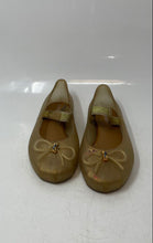 Load image into Gallery viewer, Mini Melissa Girls Sophie Gold-Tone Round Toe Mary Jane Flats Size 12