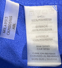 Load image into Gallery viewer, Calvin Klein Womens Blue Long Sleeve Split Neck Button Front Blouse Top Size M