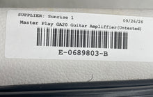 Load image into Gallery viewer, Master Play GA20 Black White Electric Guitar Cabinet Amplifier Untested