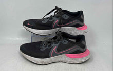 Load image into Gallery viewer, Nike Girls Renew Run CT1430-092 Black Pink White Lace-Up Sneakers Shoes Sz 4.5Y