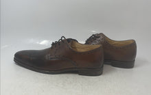 Load image into Gallery viewer, Steve Madden Mens Brown Leather Cap Toe Lace-Up Derby Dress Shoes Size 7