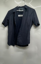 Load image into Gallery viewer, Beverly Hills Polo Club Mens Blue Short Sleeve Button-Up Shirt Size Large