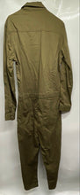 Load image into Gallery viewer, Zara Womens Dark Green Cotton Button-Front One-Piece Jumpsuit Size L With Tag