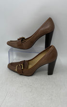 Load image into Gallery viewer, Michael Kors Womens Brown Slip-On High Block Pump Heels Size 8.5M