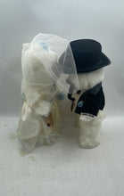 Load image into Gallery viewer, Lot Of 2 Raikes Bears Wedding Edition Bride Groom White Clothes Doll