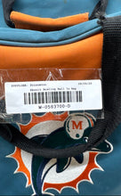Load image into Gallery viewer, Ebonite Blue White Black Swirl Pattern Bowling Ball In Miami Dolphins Bag