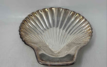 Load image into Gallery viewer, Reed & Barton Silver-Tone Polished Clam Shell Shaped Decorative Serving Tray