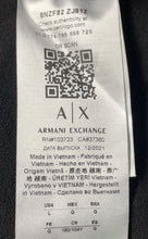 Load image into Gallery viewer, Armani Exchange Mens Black Short Sleeve Collared Golf Polo Shirt Size L