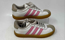 Load image into Gallery viewer, Adidas Unisex Kids VL Court 3.0 IH3483 White Pink Brown Sneaker Shoes Size 3