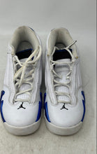 Load image into Gallery viewer, Nike Kids Air Jordan 14 Retro 487524-104 White Blue Sneaker Shoes Size 5.5Y