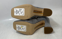 Load image into Gallery viewer, Sam Edelman Womens Jaye Gray Suede River Rock Side-Zip Ankle Booties Size 7M
