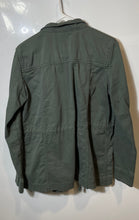 Load image into Gallery viewer, Gap Mens Green Long Sleeve Pockets Regular Fit Full-Zip Utility Jacket Size S