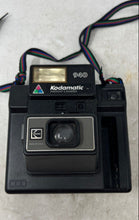 Load image into Gallery viewer, Vintage Kodak Kodamatic 940 Black Built-In Flash Instant Film Camera Not Tested