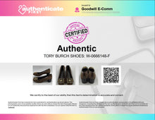 Load image into Gallery viewer, Authentic Tory Burch Womens Talla Brown Leather Slip-On Block Pump Heels Size 6M