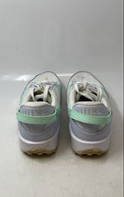 Load image into Gallery viewer, Nike Mens Waffle Debut White Light Green Sneaker Shoes Size 11.5 Stained Dirty