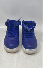 Load image into Gallery viewer, Nike Mens Air Force 1 Mid 819677-402 Blue Lace-Up Mid Top Sneakers Shoes Size 5