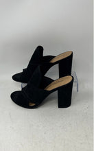 Load image into Gallery viewer, Christian Siriano For Payless Womens Alyse Black Suede Mule Heels Size 6.5