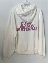Load image into Gallery viewer, Bershka Womens White Long Sleeve Pullover Hoodie Size Large With Tag