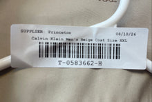 Load image into Gallery viewer, Calvin Klein Mens Beige Long Sleeve Double-Breasted Peacoat Size XXL With Tag