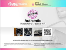 Load image into Gallery viewer, Authentic Invicta Men's Silver-Tone Watch