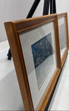 Load image into Gallery viewer, Carey Chen Ceramic Tile Mural Set Art Prints Taron Channel Fish Framed Set Of 2