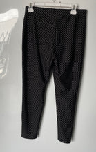 Load image into Gallery viewer, Chico's Womens Black Polka Dot Print Elastic Waist Stretch Ankle Pants Size 0