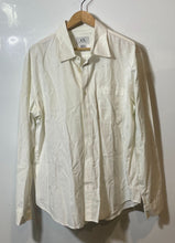 Load image into Gallery viewer, Authentic Armani Exchange Mens White Cotton Long Sleeve Button-Up Shirt Size L